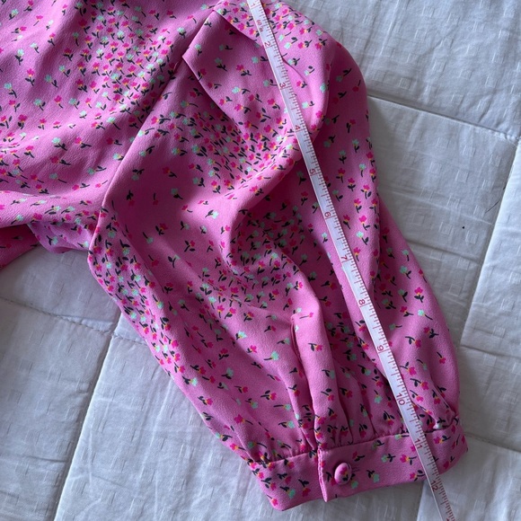 Kate Spade New Meadow Faux Wrap Wrap Dress 0 Floral Pink - Picture 12 of 15